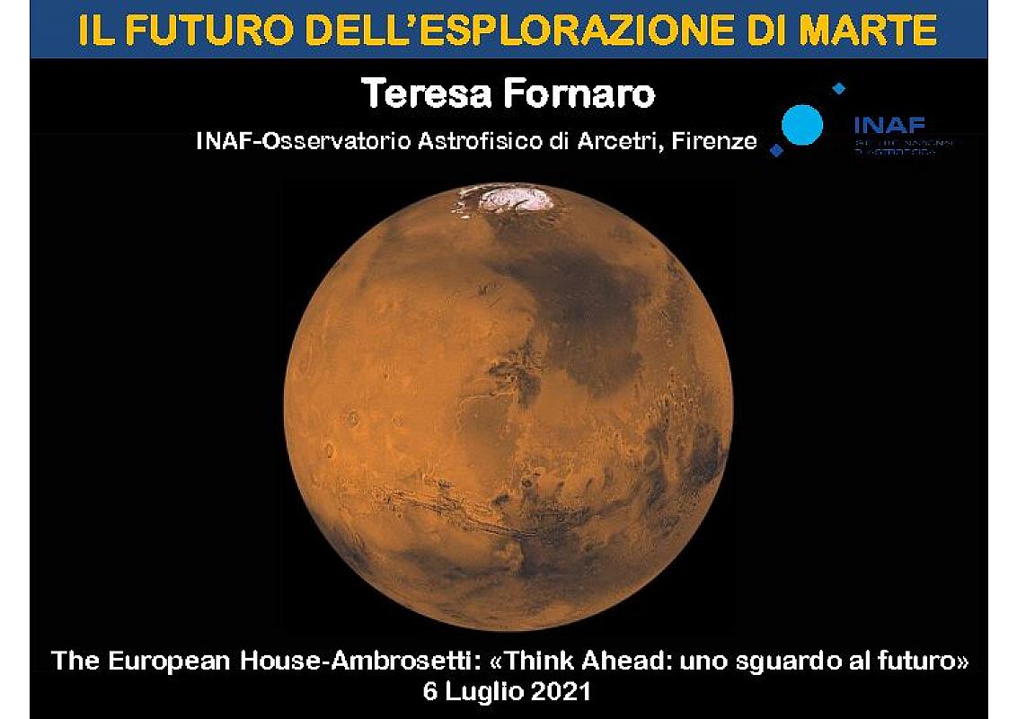 Il futuro dell'esplorazione di Marte
