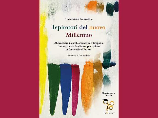 Copia del libro Ispiratori del nuovo millennio: abbracciare il cambiamento con empatia, innovazione e resilienza per ispirare le generazioni future