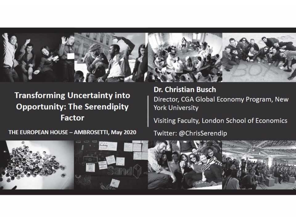 Transforming Uncertainty into Opportunity: The Serendipity Factor