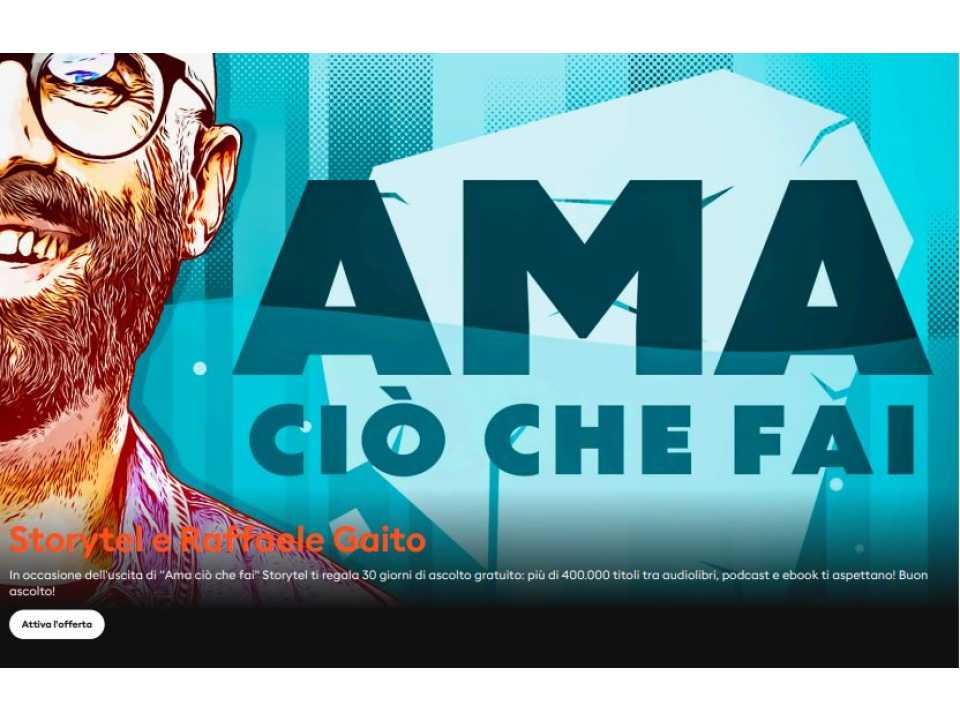 Storytel e Raffaele Gaito
