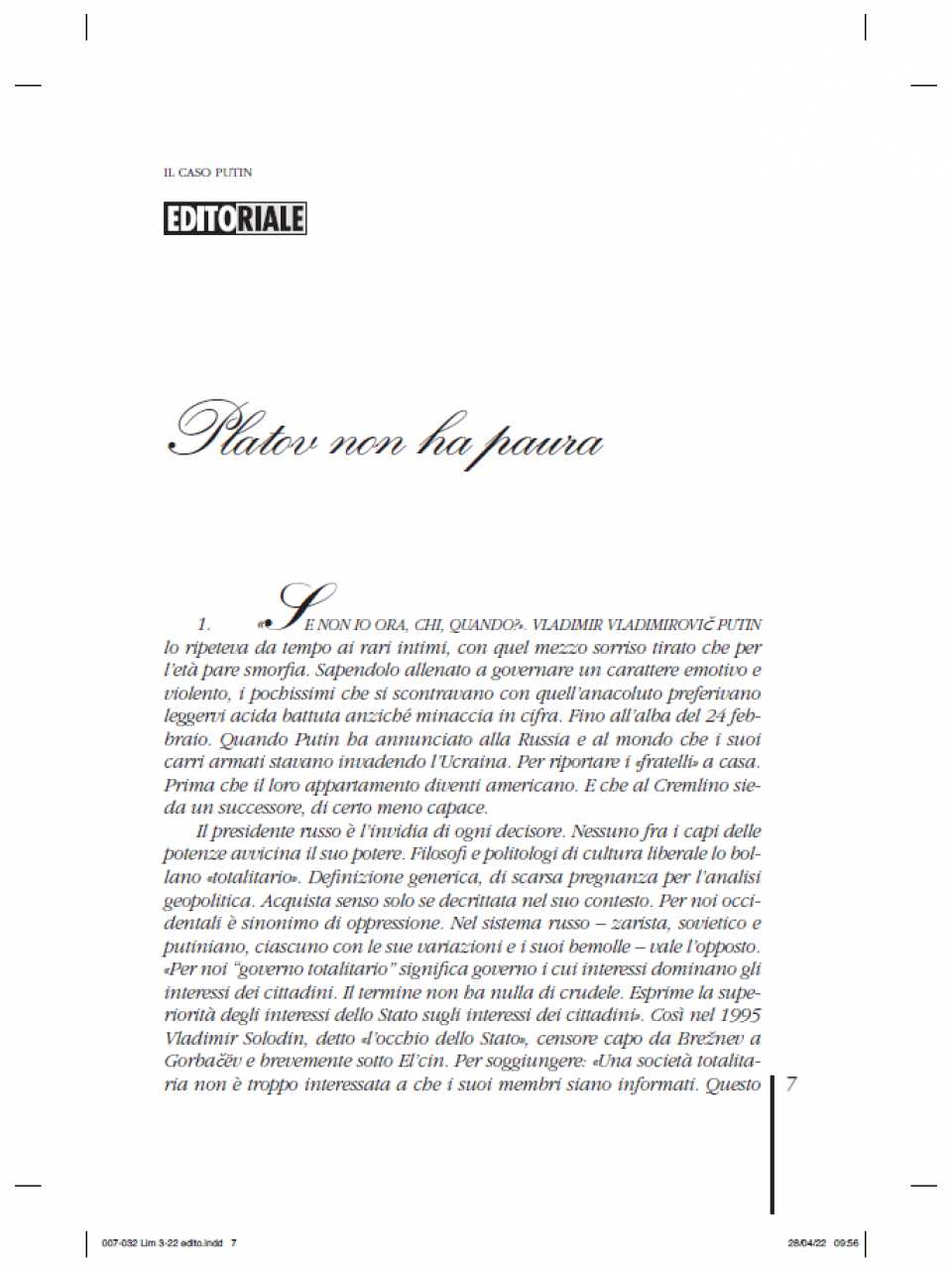 AMBROSETTI LIVEVIA WEB
Che cosa vuole Putin?