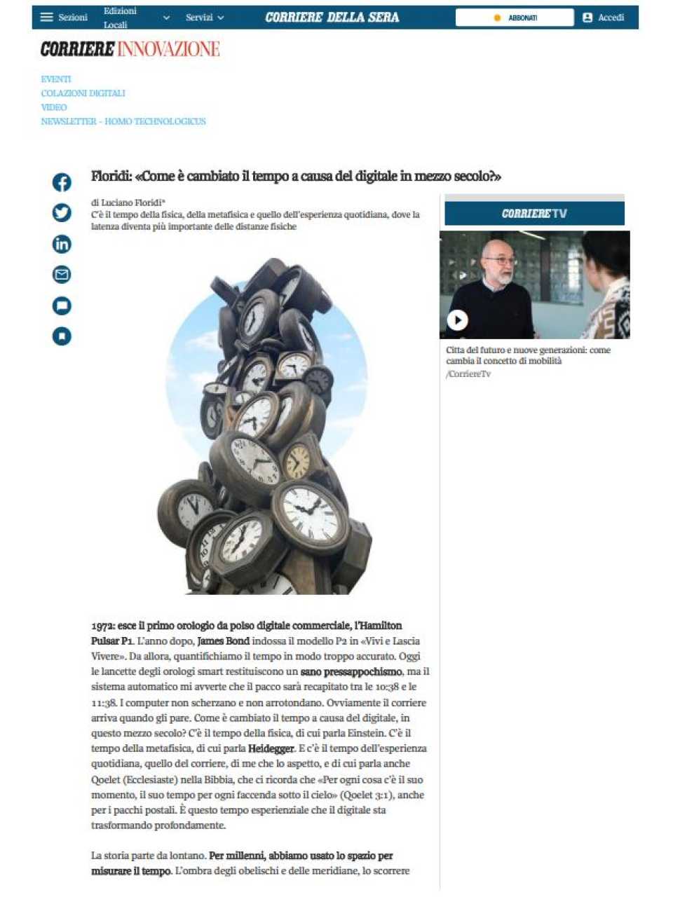 Come è cambiato il tempo a causa del digitale in mezzo secolo?