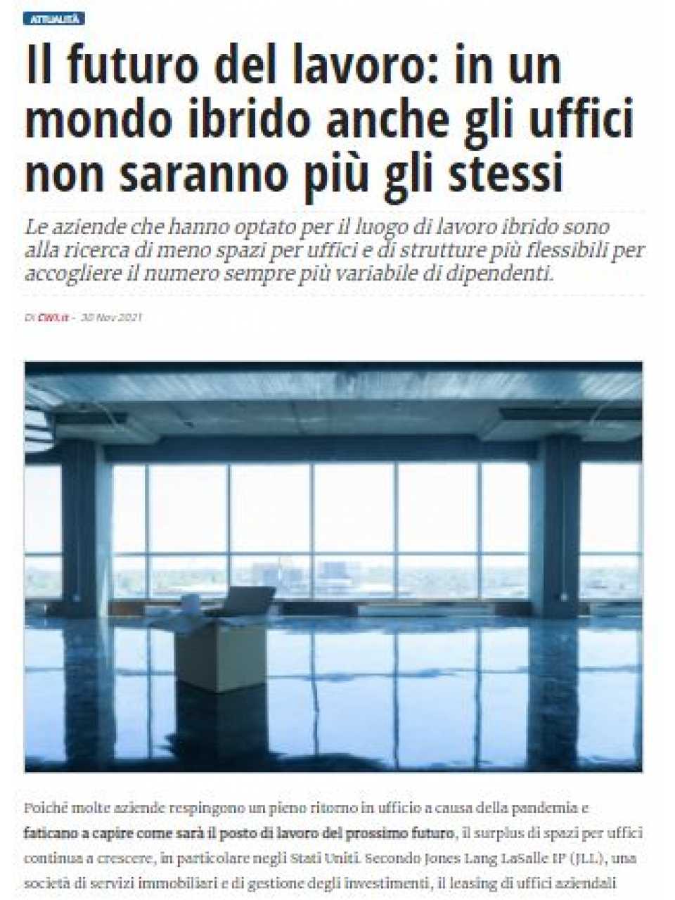 TEHA LIVEVIA WEB
Next normal e nuovi modi di lavorare: le chiavi per attrarre e trattenere i talenti