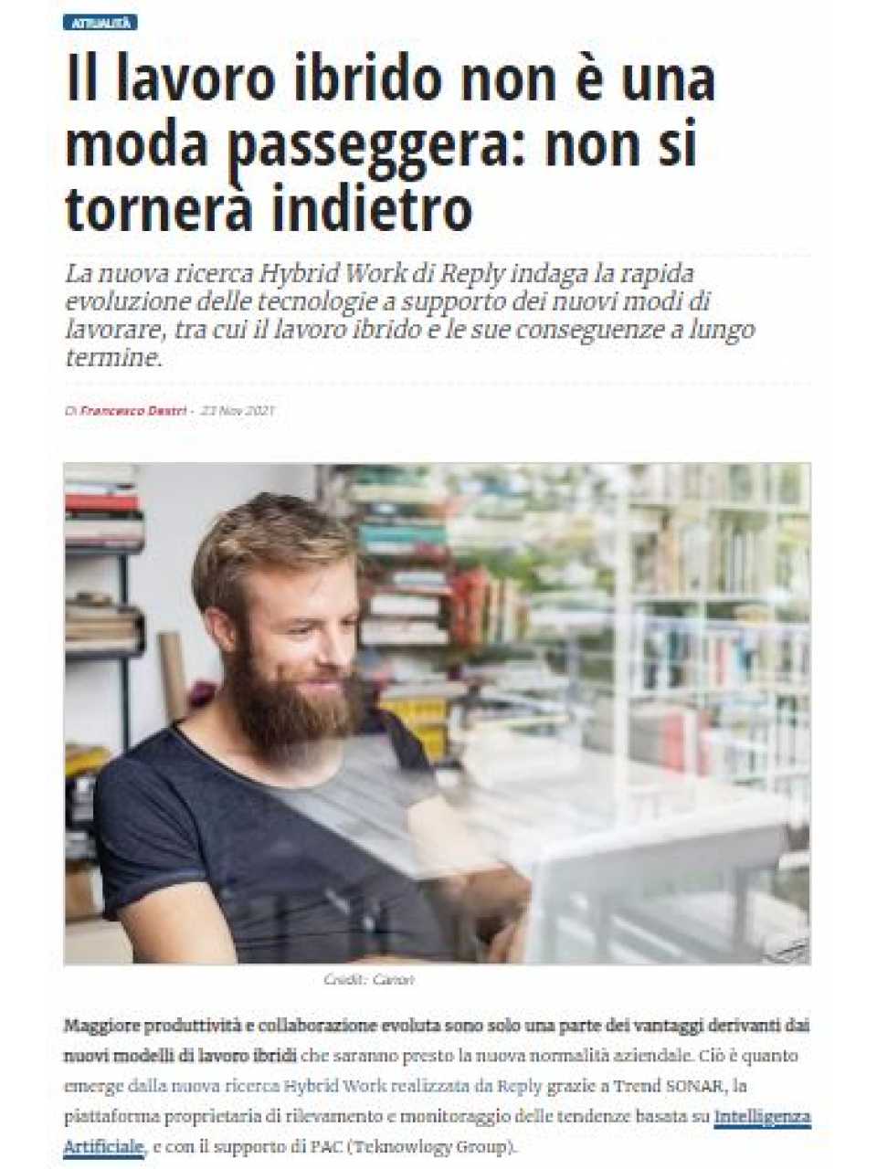 Il lavoro ibrido non è una moda passeggera: non si tornerà indietro