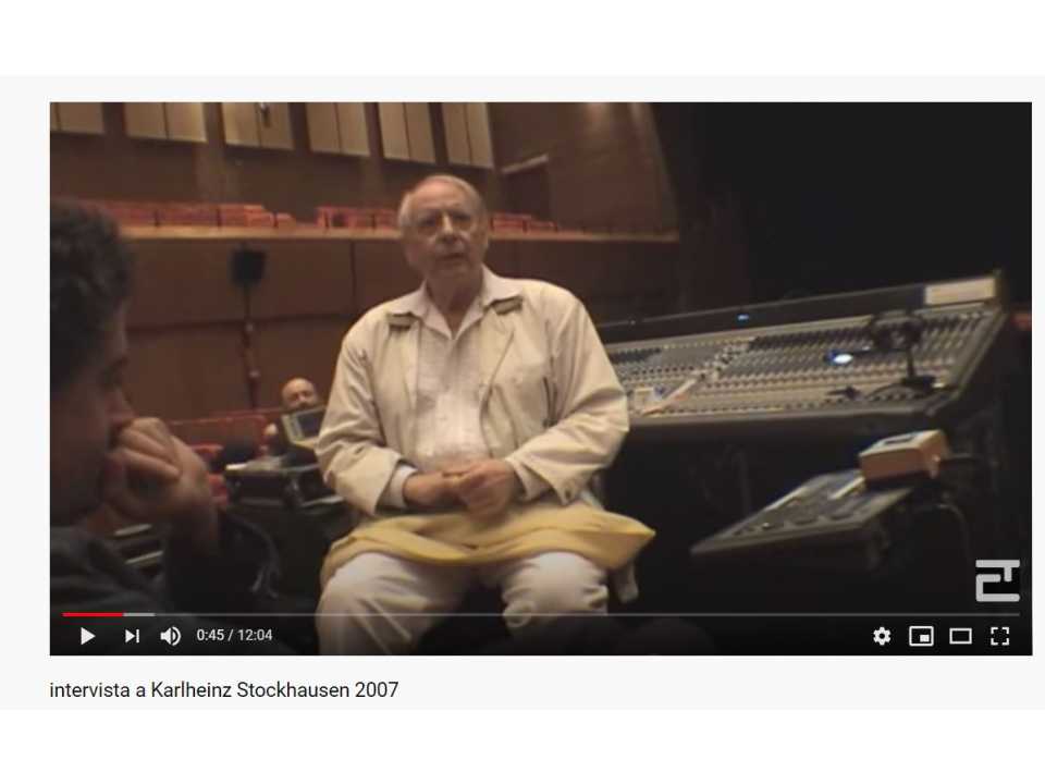 Intervista a Karlheinz Stockhausen 2007