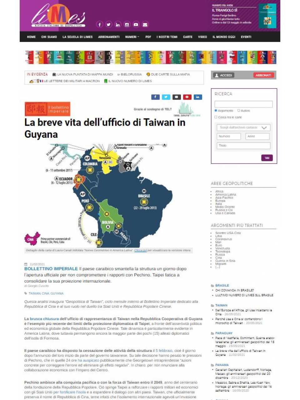 TEHA LIVEVIA WEBUSA contro Russia e Cina: dall’Ucraina a Taiwan, rischi di guerra