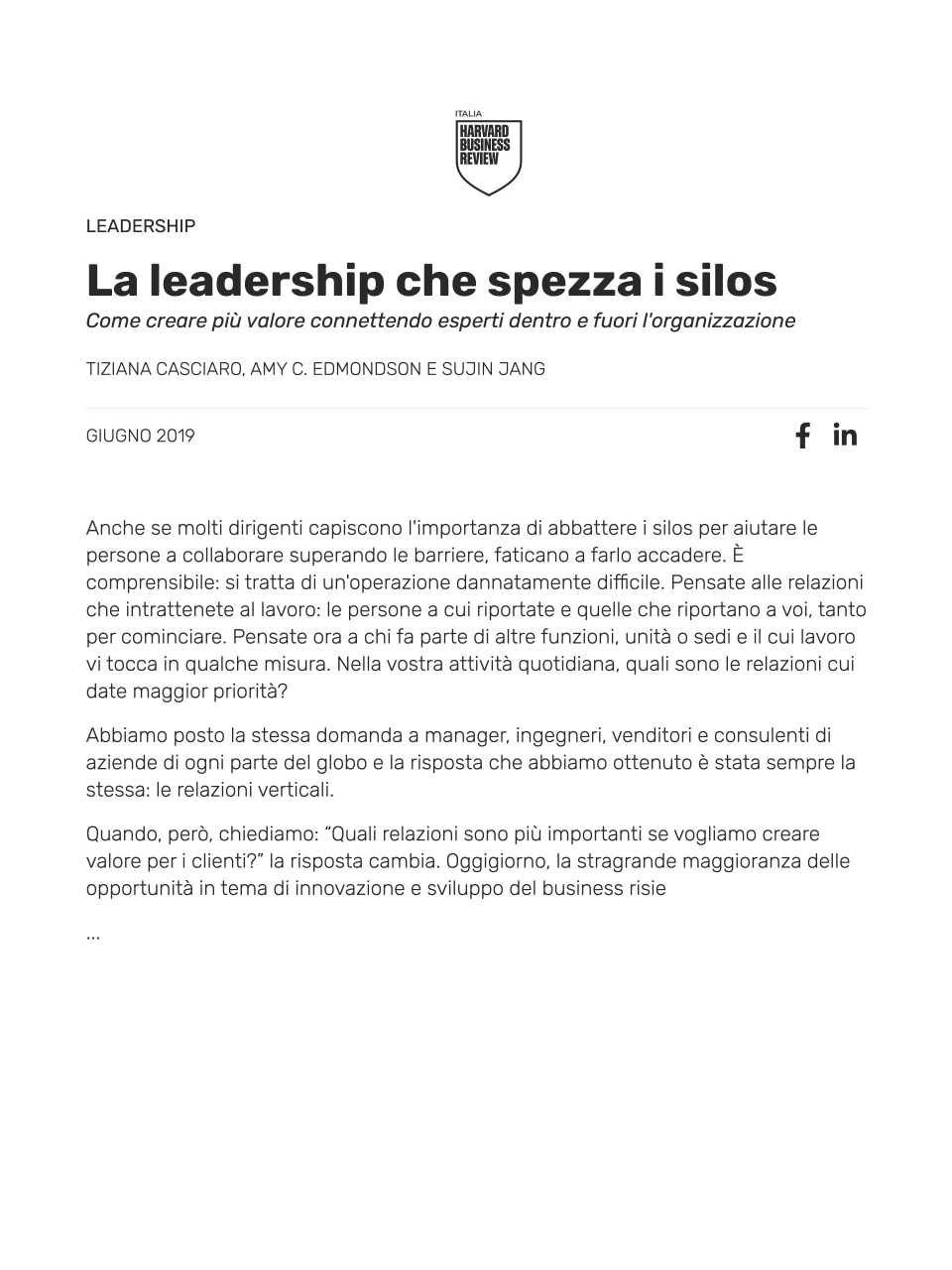IN PRESENZA E VIA WEB
Guardare fuori per innovare dentro: idee, casi e applicazioni per abilitare il cambiamento in azienda (con pranzo di networking)