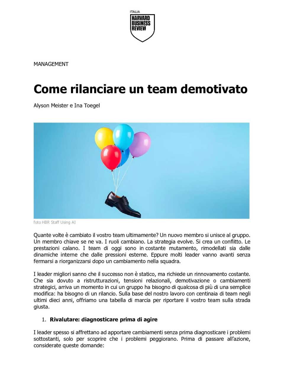 Come rilanciare un team demotivato