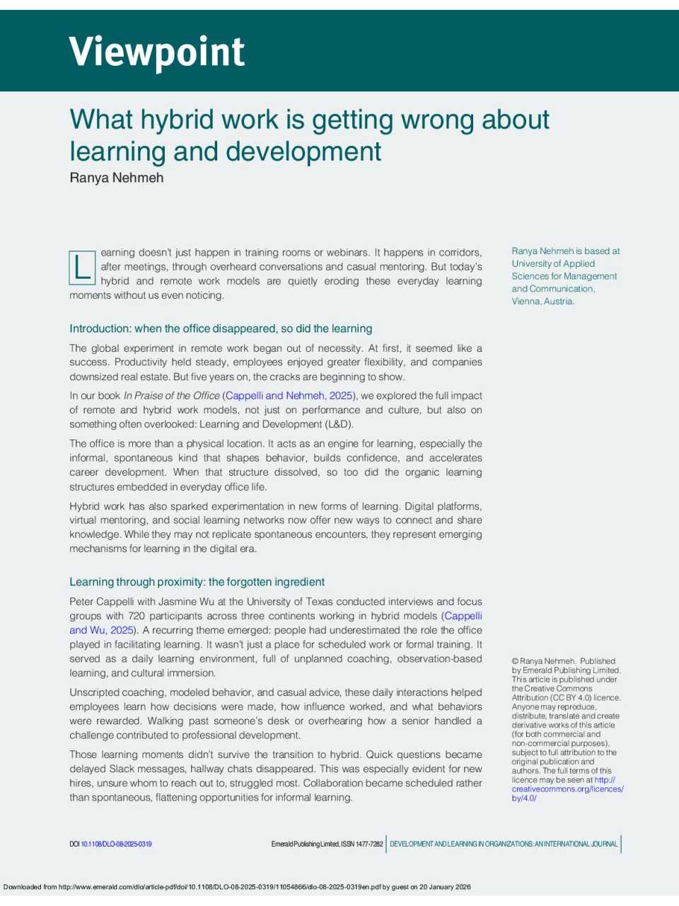 What hybrid work is getting wrong about learning and development