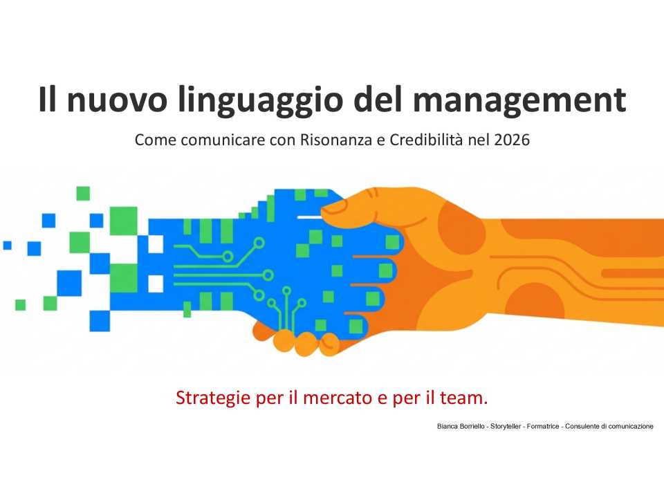 Il nuovo linguaggio del management