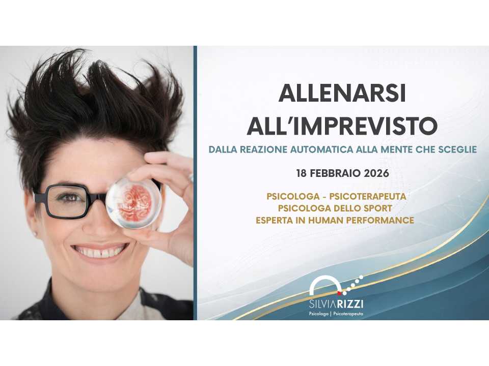 Allenarsi all'imprevisto dalla reazione automatica alla mente che sceglie