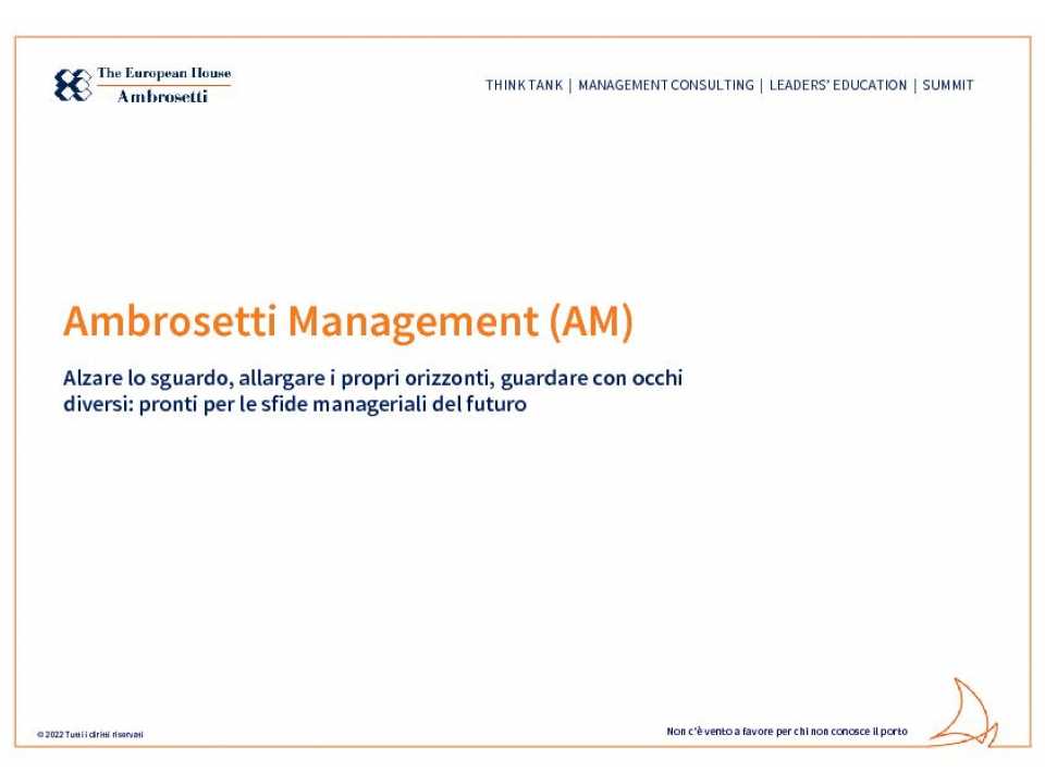 Ambrosetti Management