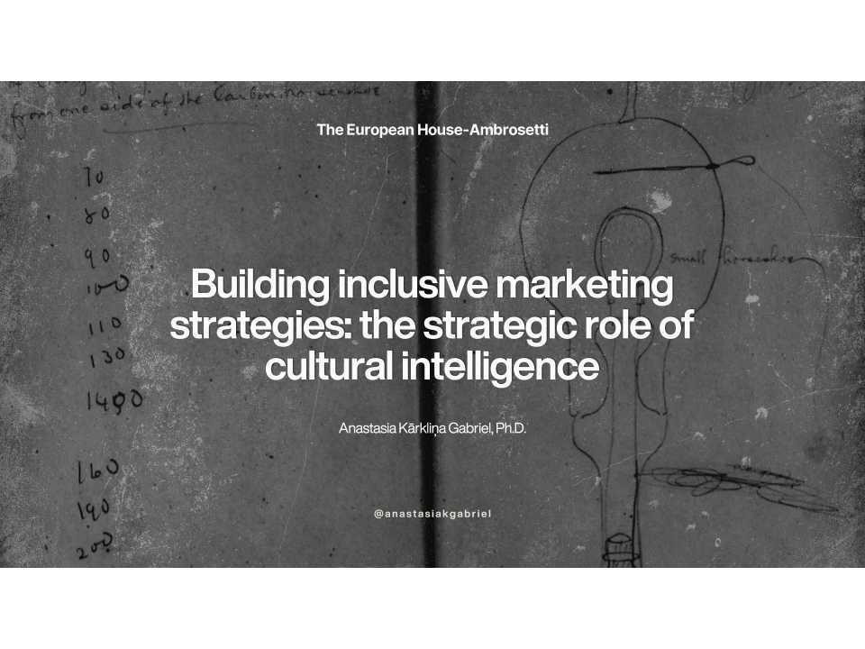 TEHA LIVEVIA WEB
Building inclusive marketing strategies: the strategic role of cultural intelligence