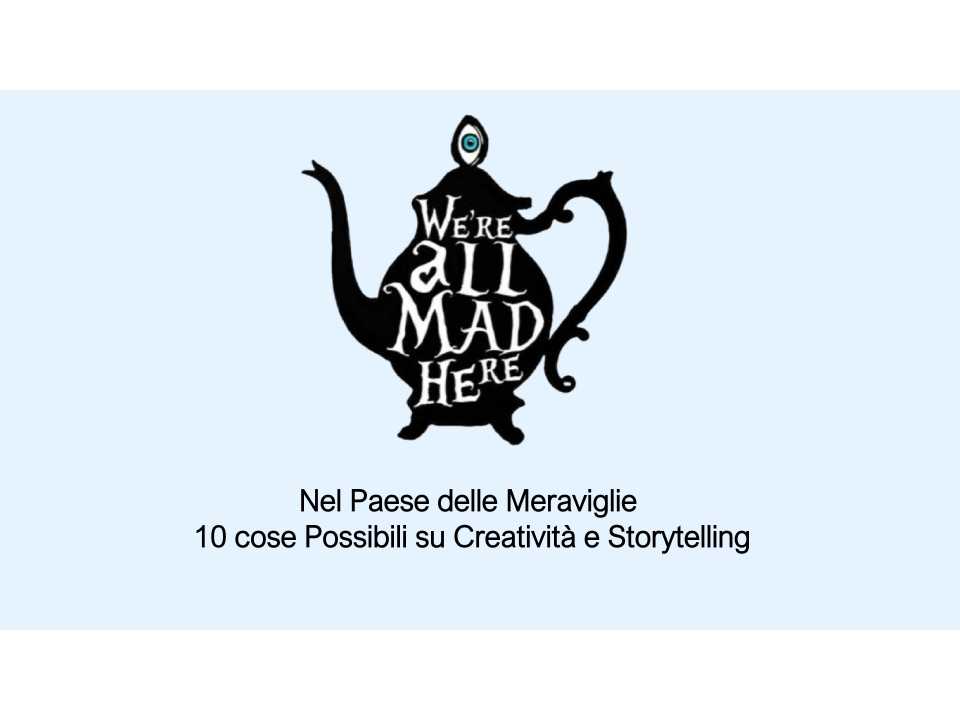 IN PRESENZA E VIA WEB
Coltiva il pensiero creativo: le tecniche e i segreti dei migliori narratori. Con ingresso al MAXXI