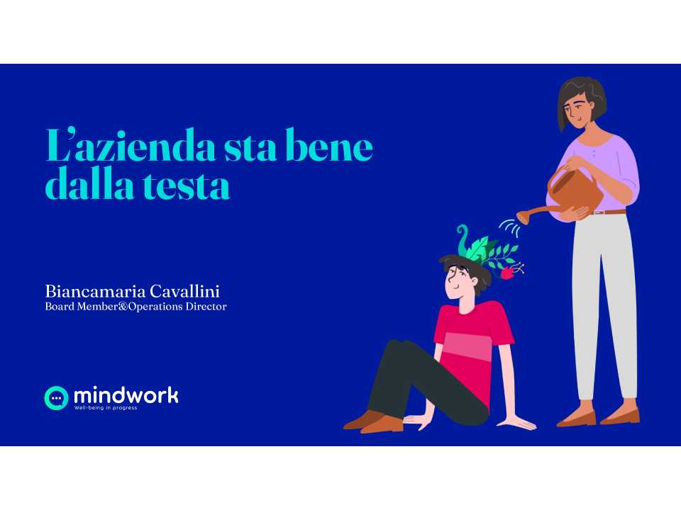IN PRESENZA E VIA WEB
Feeling Good: prenditi cura di te e del team per un ambiente di lavoro più sano e produttivo