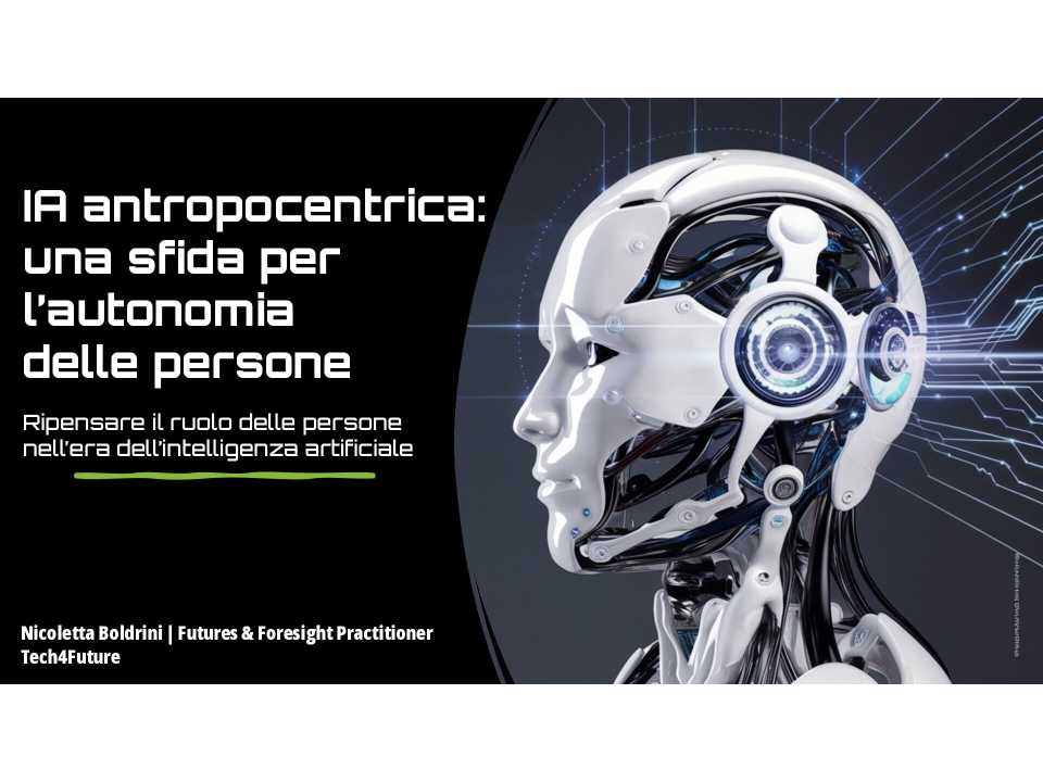 IN PRESENZA E VIA WEB
Umanesimo 4.0: verso un nuovo rapporto essere umano-tecnologia