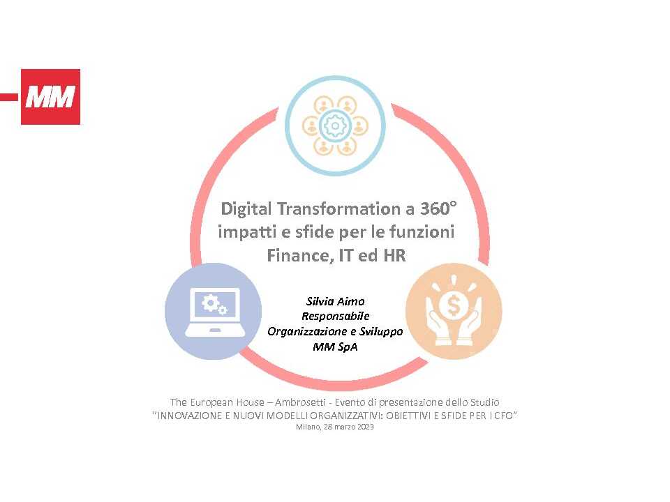 <cite></cite><data><small>IN PRESENZA E VIA WEB<br></small></data>
Digital transformation a 360°: impatti e sfide per le funzioni Finance, IT ed HR