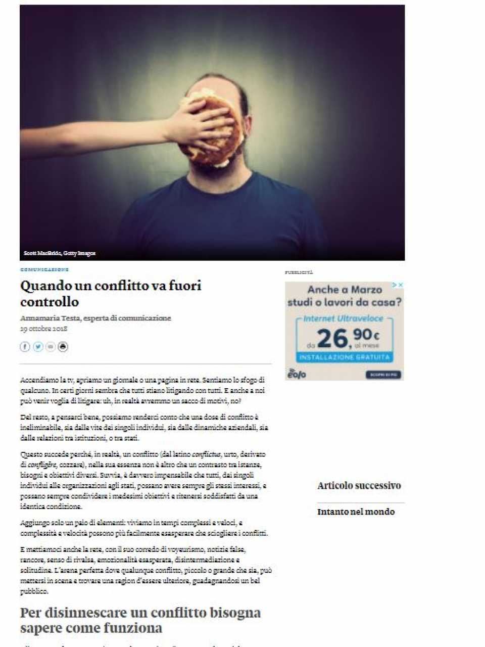 VIA WEB
Verbal warrior: l'importanza delle parole per disinnescare il conflitto