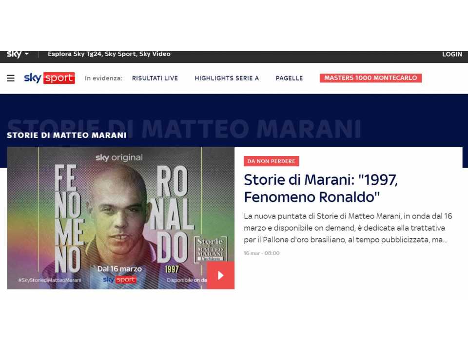 Storie di Matteo Marani: 