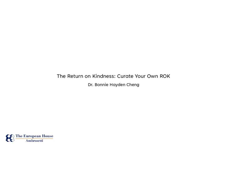 The Return on Kindness: curate your own ROK