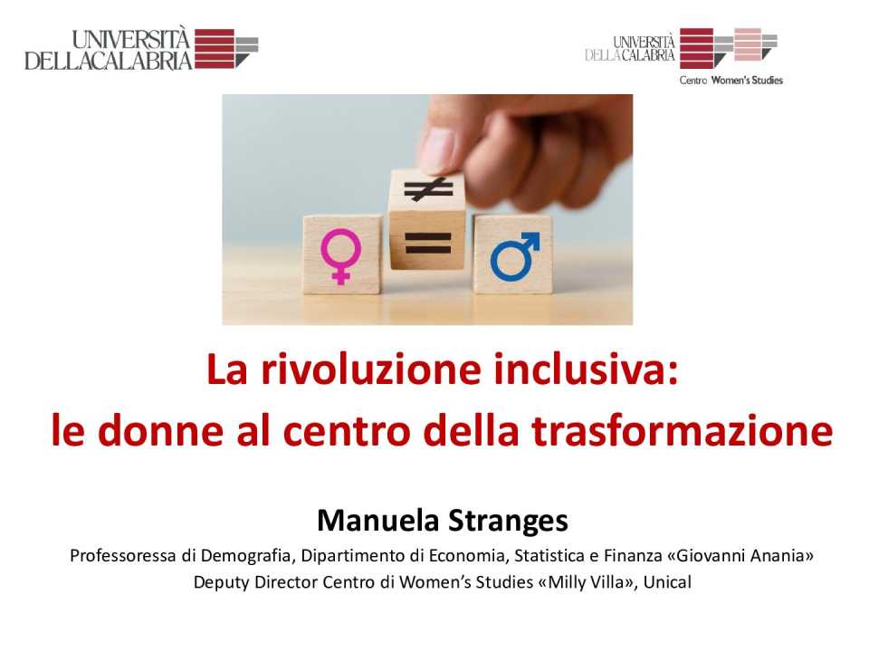 Presentazione di Manuela Stranges